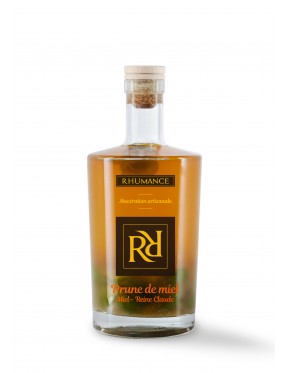 rhum arrangé Prune de Miel (prune Reine-Claude bio - miel)
